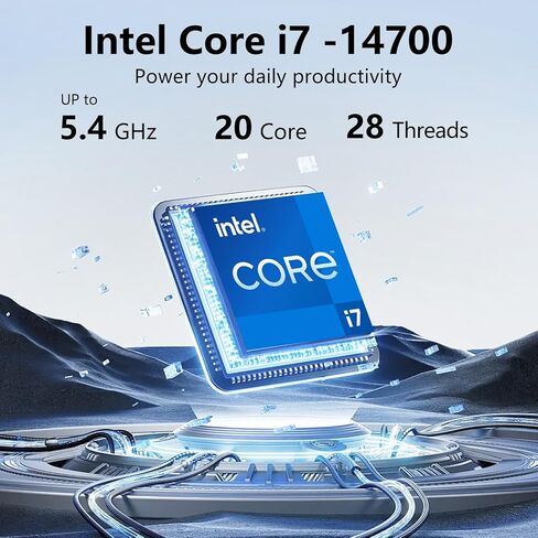 سطح المكتب HP OmniDesk M02 Business Tower مع Copilot AI، Intel Core i7-14700، ذاكرة الوصول العشوائي DDR5 16 جيجابايت / 32 جيجابايت / 64 جيجابايت مخصصة، 1 تيرابايت / 2 تيرابايت / 4 تيرابايت SSD، لوحة مفاتيح وماوس سلكية، Wi-Fi 6، بلوتوث، Win11P in Kuwait