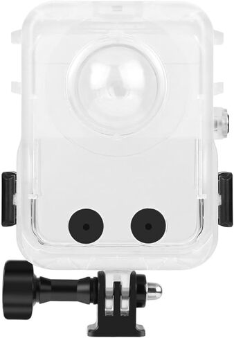 حافظة غوص مقاومة للماء بطول 50 متر/164 قدم لهواتف Insta360 X4 Air، غطاء غير مرئي بالكامل تحت الماء مع عدسة مطلية بنفاذية عالية بنسبة 98%، غطاء حماية بانورامي 360 درجة للسباحة والغطس in Kuwait