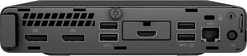 كمبيوتر HP EliteDesk 705 G4 Mini Desktop Business مع شاشة FHD مقاس 27 بوصة، AMD Ryzen 5 Pro 2400GE، ذاكرة الوصول العشوائي 8 جيجابايت، 256 جيجابايت SSD، WiFi، بلوتوث، Windows 11 Pro (متجدد) in Kuwait