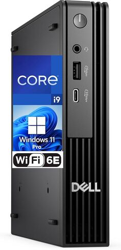 Dell Pro Micro Computer, Intel Core i9-12900K, 64GB RAM, 2TB NVMe SSD, USB Type-C, Built in AX WiFi, Bluetooth, Display Port, HDMI, Windows 11 Pro - AI Copilot, Black Desktop in Kuwait