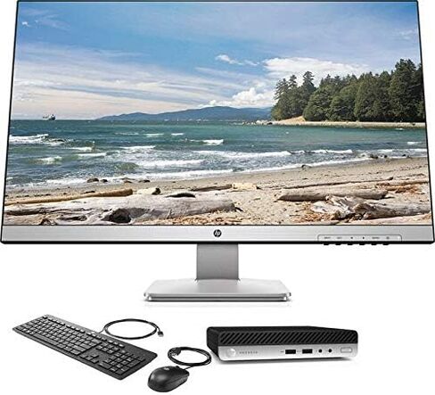 HP ProDesk 400 G5 Mini Desktop Computer, Intel 9th Gen Core i5-9500T, 8 GB RAM, 256 GB SSD, Keyboard and Mouse, Windows 11 Pro (Renewed) in Saudi Arabia