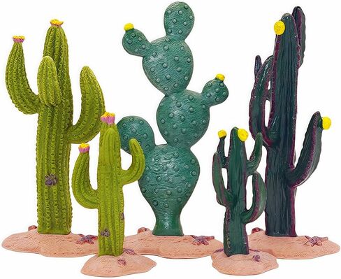 Gemini&Genius Lizard Toys- Bearded Dragon Lizard Figures, Prank Props Gift, Scary Playset, Funny Cake Topper for Kids-Hand Painted-with Chameleon Reptile Animal Toys(2Pcs) in Saudi Arabia