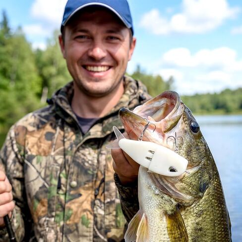Glide Baits Jointed Swimbait, Freshwater/Saltwater Multi Jointed Swimbait Wobbler, Bass Pike Salmon Trout Muskie Fishing Lure, Amazing Fishing Gear Present for Family in Saudi Arabia