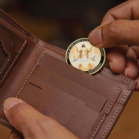 الثقة في الرب مع كل قلبك تحدي عملة - الدافع المسيحي الرمز المميز للجيب ، الثقة في God Daily تذكير in Saudi Arabia