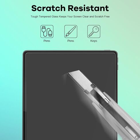 واقي شاشة لجهاز Galaxy Tab A11 / A9 (8.7 بوصة) 2025/2023، صلابة 9H، مضاد للخدش، زجاج مقوى [عبوتان] in Kuwait