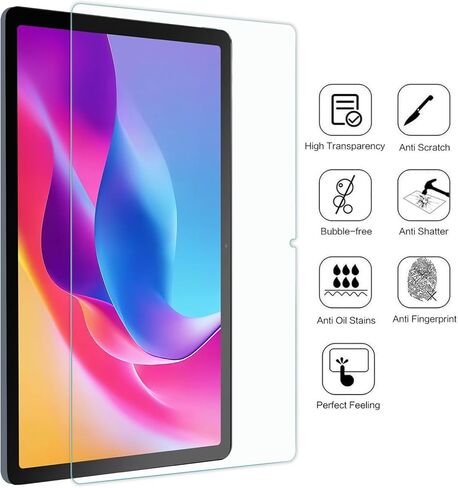 WD&CD 2 Pack Screen Protector Compatible with TCL TAB 10 Gen 4 10.1", Case Friendly Tempered Glass for TCL TAB 10 Gen 4【Anti Scratch 】【Anti Bubble】【High Definition】 in Saudi Arabia