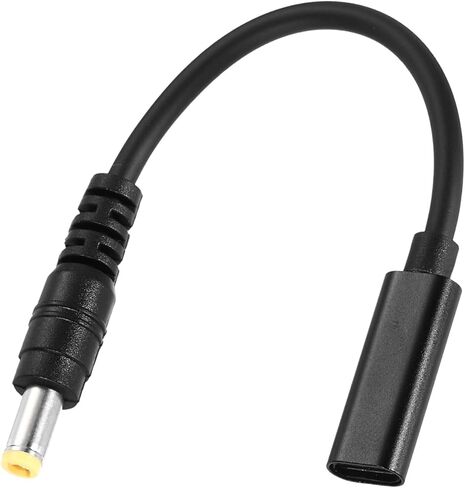USB C to DC Adapter, 5.5x2.5mm Power Cable USB C PD to DC Barrel Plug Adapter for Phone Laptop in Saudi Arabia