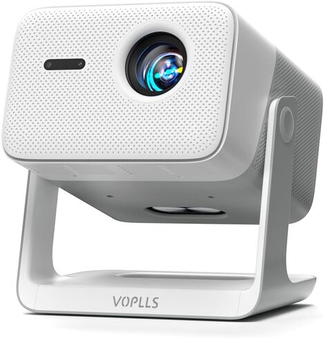 جهاز عرض ليزر VOPLLS ​​عالي السطوع 4500 لومن، دقة Full HD 1080p و4K HDR مدخل، H/V Keystone وضبط 4 زوايا، USB/HDMI/جاهز للشبكة، مجاني للمكتب والفصول الدراسية والمنزل in Kuwait