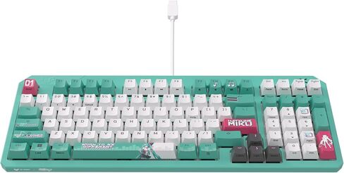 مجموعة لوحة المفاتيح والماوس Newegg Hatsune Miku - ماوس TUF Gaming Mini اللاسلكي ولوحة مفاتيح ميكانيكية RGB مع IP57 مقاومة للماء والغبار in Kuwait