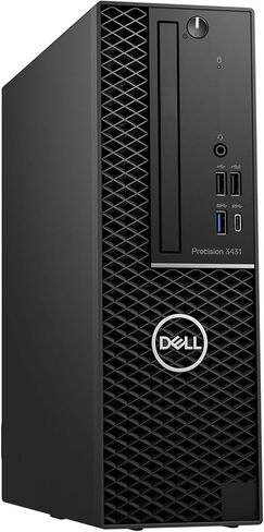 Dell Precision 3431 Small Form Factor Desktop Computer PC, Core i7-9700 3.0GHz, Up to 4.7GHz, 8GB RAM, 256GB SSD, Mouse, Keyboard, USB WiFi+BT, Windows 11 Pro (Renewed) in Saudi Arabia