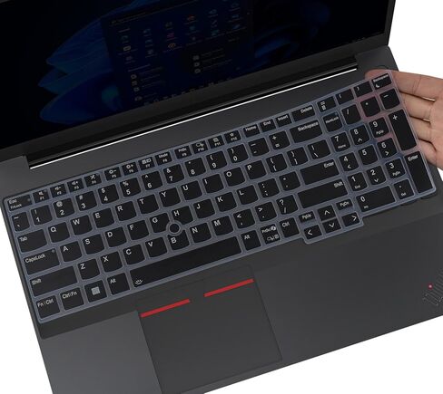 Keyboard Cover for Lenovo ThinkPad E16 Gen 3/Gen 2/1 16", Thinkpad T16 P16 P16v P16s Gen 3/Gen 2/Gen 1 16", ThinkPad L15 Gen 4/3 15.6" Laptop(NOT Fit Z16, L15 Gen 2/1) -Black in Saudi Arabia