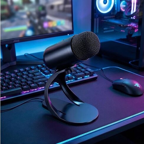 USB Condenser Mic for Network Teaching & Meetings | Large Diaphragm, Noise Cancel, Plug-and-Play USB-C | Clear Voice for Anchors & Podcasters in Saudi Arabia