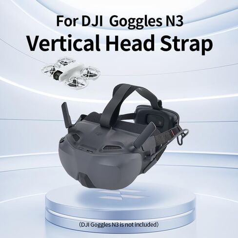 BTG Vertical Head Strap for DJI Goggles N3 Accessories Strap Compatible with DJI FPV Neo Avata 2 360 N3 Goggles in Saudi Arabia