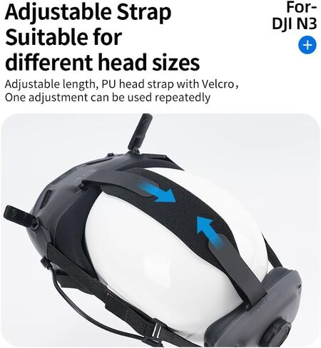 BTG Vertical Head Strap for DJI Goggles N3 Accessories Strap Compatible with DJI FPV Neo Avata 2 360 N3 Goggles in Saudi Arabia