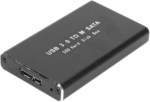 MSATA to USB 3.0 SSD Enclosure External Hard Drive Storage Case Adapter for 30x50mm 30x30mm MSATA SSD in Saudi Arabia