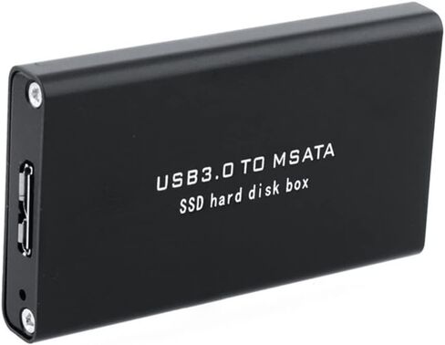 MSATA to USB 3.0 SSD Enclosure External Hard Drive Storage Case Adapter for 30x50mm 30x30mm MSATA SSD in Saudi Arabia