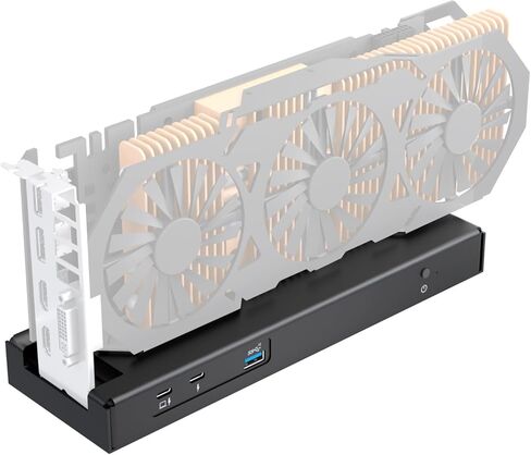 حاوية TREBLEET eGPU بسرعة 80 جيجابت في الثانية، متوافقة مع Thunderbolt 5 وUSB4، وحدة معالجة الرسومات الجرافيكية الخارجية مع وحدة تحكم JHL9480، تدعم شحن PD 140 وات، سلسلة ديزي، دعم طاقة DC/SFX/ATX، لنظام التشغيل Windows وMac in Kuwait