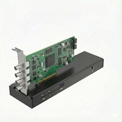حاوية TREBLEET eGPU بسرعة 80 جيجابت في الثانية، متوافقة مع Thunderbolt 5 وUSB4، وحدة معالجة الرسومات الجرافيكية الخارجية مع وحدة تحكم JHL9480، تدعم شحن PD 140 وات، سلسلة ديزي، دعم طاقة DC/SFX/ATX، لنظام التشغيل Windows وMac in Kuwait