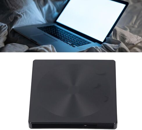 حاوية محرك الأقراص الضوئية الخارجية Pomya، USB 3.0 Type CA 5 جيجابت في الثانية، لمحرك أقراص CDDVDBD مقاس 9 مم، التوصيل والتشغيل لأجهزة الكمبيوتر المحمول ونظام التشغيل، محمولة مع كابل مدمج in Kuwait