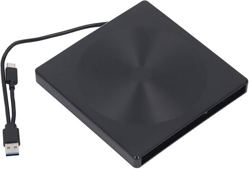 حاوية محرك الأقراص الضوئية الخارجية Pomya، USB 3.0 Type CA 5 جيجابت في الثانية، لمحرك أقراص CDDVDBD مقاس 9 مم، التوصيل والتشغيل لأجهزة الكمبيوتر المحمول ونظام التشغيل، محمولة مع كابل مدمج in Kuwait