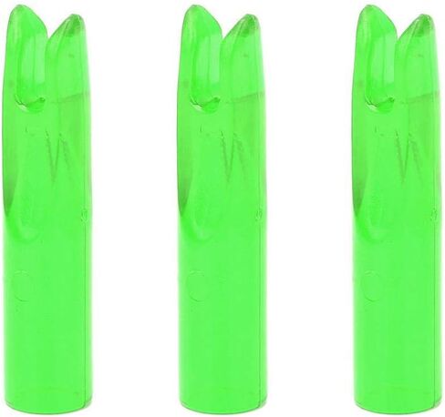 Archery Arrows Nocks for 6mm Shaftment Target 50Pcs Red Blue Green (Green) in Saudi Arabia