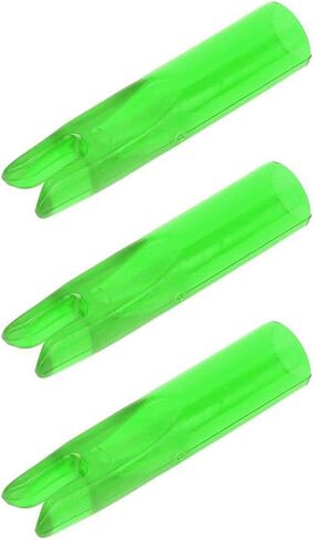 Archery Arrows Nocks for 6mm Shaftment Target 50Pcs Red Blue Green (Green) in Saudi Arabia