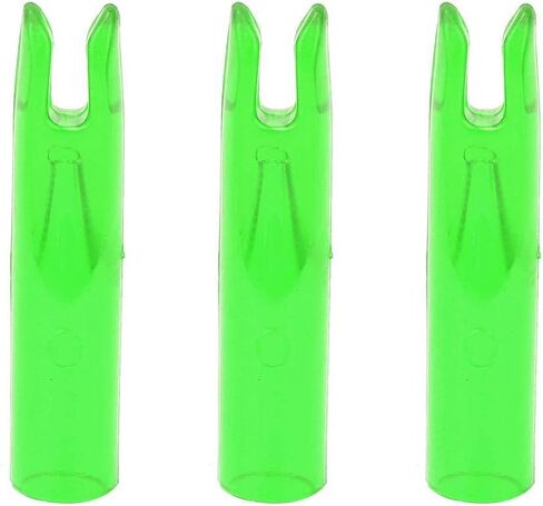 Archery Arrows Nocks for 6mm Shaftment Target 50Pcs Red Blue Green (Green) in Saudi Arabia