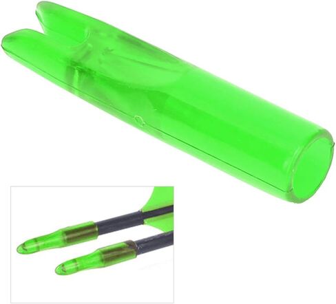 Archery Arrows Nocks for 6mm Shaftment Target 50Pcs Red Blue Green (Green) in Saudi Arabia