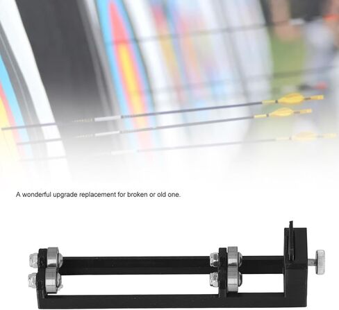 Keenso Archery Straightness Detector, Bow Straightness Testing Tool, PLA Steel Black for Archery Practice, Competitive, DIY Maintenance, Preparation, Indoor Training in Kuwait