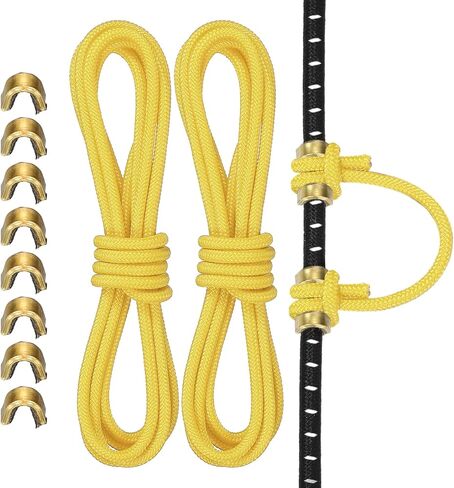 Archery D Loop Rope Bow String D Loop Rope Thread Release Material with Brass Nock Points for Archery Accessories in Saudi Arabia