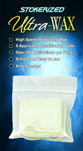 Stabilizers Bowstring Ultra Wax Pads, White, (SS Ultra-WAX5) in Saudi Arabia