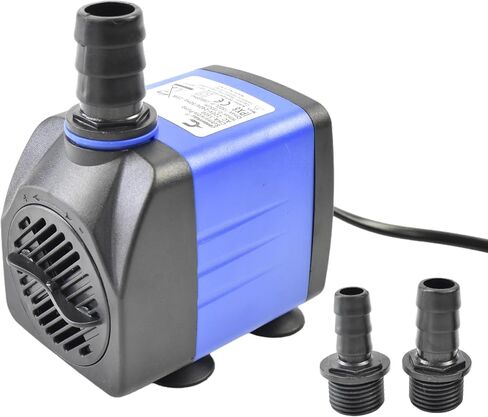Conquerall CHA-280 100GPH 400L/H AC Submersible Pump 5W Mini Adjustable Pump 2.13ft High Lift for Fish Tanks, Tabletop Fountains, Indoor and Outdoor Ponds, Hydroponic Systems and Pet Fountains in Saudi Arabia