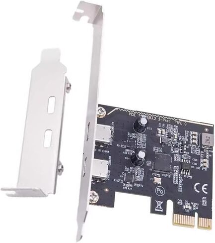 USB 3.2 Gen1 PCIe بطاقة تمديد 2 منفذ USB C محول نقل البيانات شريحة ASM1042 لتمديد سطح المكتب in Kuwait