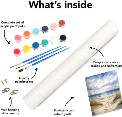 uuxsretaio 6 Pack Paint by Numbers Kit for Adults Beginners, DIY Acrylic Paint by Number Kits On Canvas, Bathroom and Flowers Adult Paint by Number for Home Wall Decor 9.8x13.7 Inch (Without Frame) in Saudi Arabia