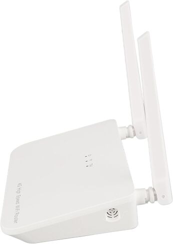 4G LTE Router with SIM Card Slot, 300Mbps Wire Less Mobile Wi Fi Hotspot Routers with 2 Antennas, LAN WAN Ports, Support Up to 32 Users, for Home Office (US Plug 100‑240V) in Saudi Arabia