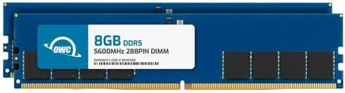OWC 16GB (2x8GB) Replacement for Crucial CT2K8G56C46U5 - DDR5 5600MHz PC5-44800 CL46 1Rx8 288-pin 1.1V Non-ECC DIMM in Saudi Arabia