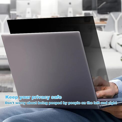 22-24 Inch 16:9 Aspect Ratio Computer Privacy Screen Filter for Widescreen Computer Monitor - Anti-Glare - Anti-Scratch Protector,23" (16:9) in Saudi Arabia