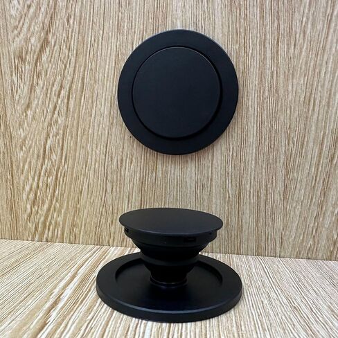 Cell Phone Grips Magnetic Collapsible Expandable Grip Stand Holder Strong Grip for Most Smartphones Black (Black) in Saudi Arabia
