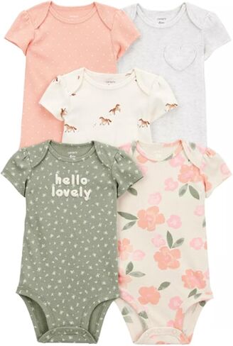 Carter's baby-girls Multi-pk Bodysuits 126g330 in Saudi Arabia