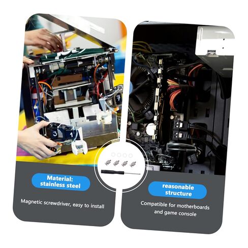 Housoutil SSD طقم براغي براغي تثبيت من الفولاذ المقاوم للصدأ للوحات الأم المتوافقة مع مجموعة مكونة من 10 قطع لسهولة التركيب in Saudi Arabia