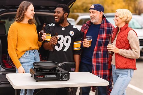Butane Stove, Automatic Ignition and Carrying Case, Portable Cooktop For Camping, Tailgating, Grilling and Emergency Preparedness in Saudi Arabia