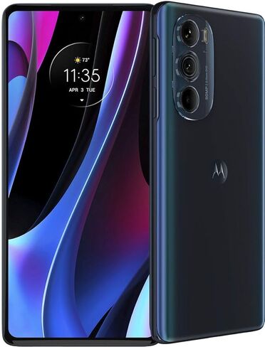 Motorola Edge + 5G |2022| 4800mAh Battery | Unlocked | Made for US 8/256GB | 50MP Camera | Cosmos Blue (Renewed) in Saudi Arabia