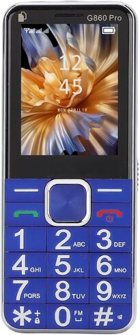 Yoidesu 2G Dual SIM Unlocked Mobile Phone, Large Buttons Senior Cell Phone with 2.4 Inch HD Screen, 6800mAh Battery GSM Dual SIM FM LED Flashlight for Elderly (US Plug) in Saudi Arabia