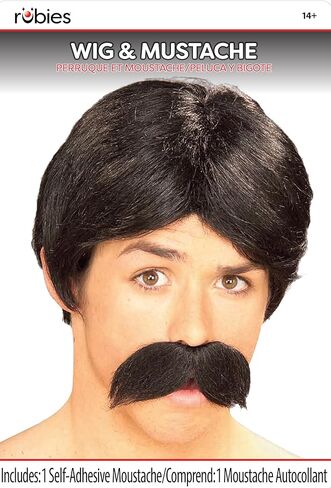 Forum Novelties Men's Burt The Bandit Novelty Wig and Mustache in Saudi Arabia