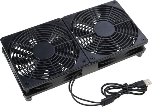 Compact 120mm Cooling Fan with USB Connection for Electronics, Server Racks, Networks Cabinets, and Laptop Overheating Video Equipment Fan in Kuwait