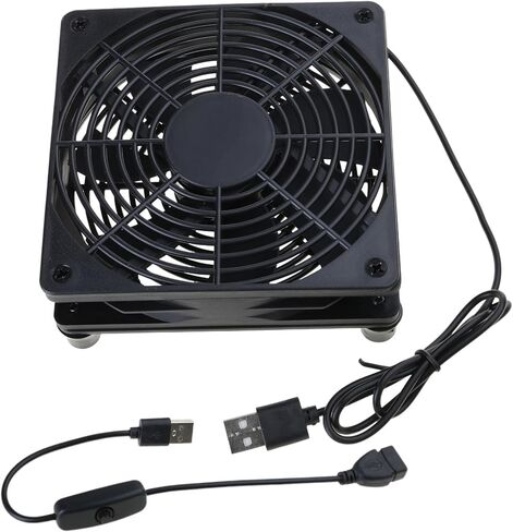 Compact 120mm Cooling Fan with USB Connection for Electronics, Server Racks, Networks Cabinets, and Laptop Overheating Video Equipment Fan in Saudi Arabia