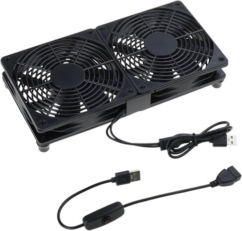 Compact 120mm Cooling Fan with USB Connection for Electronics, Server Racks, Networks Cabinets, and Laptop Overheating Video Equipment Fan in Saudi Arabia