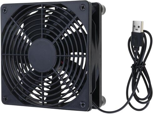 Compact 120mm Cooling Fan with USB Connection for Electronics, Server Racks, Networks Cabinets, and Laptop Overheating Video Equipment Fan in Saudi Arabia