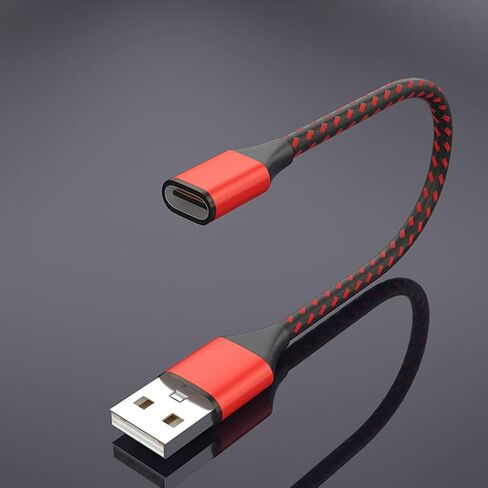 USB 2.0 Male to Type C Female Extension Adapter for Laptop Charger Data Transmission Extension Converter for Phone in Saudi Arabia