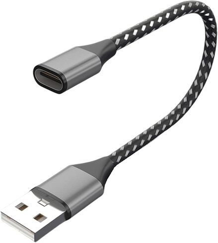 USB 2.0 Male to Type C Female Extension Adapter for Laptop Charger Data Transmission Extension Converter for Phone in Saudi Arabia